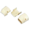 SlimDuct End Cap (3" W x 2-1/2" D) - Ivory