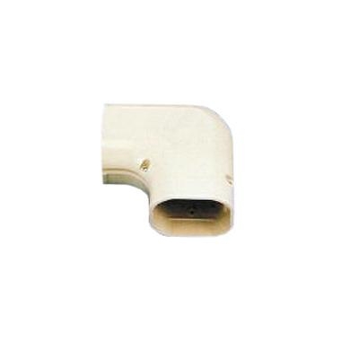 SlimDuct 90 Degree Flat Elbow (3" W x 2-1/2" D) - Ivory